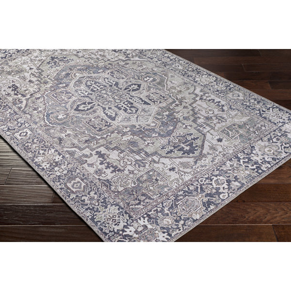 Mistana™ Albion Performance Gray/Ivory Rug & Reviews Wayfair